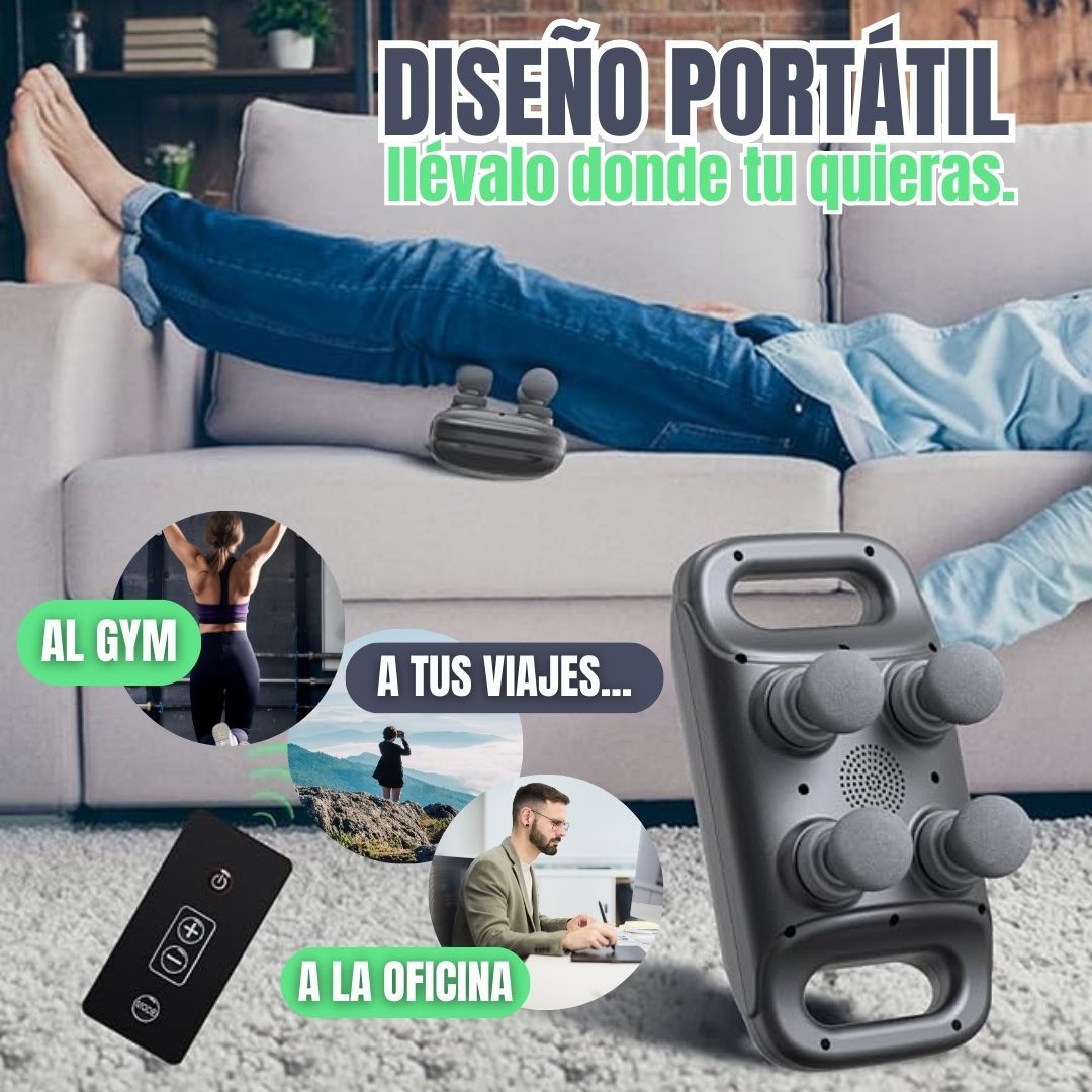 Masajeador Muscular 4 Cabezales