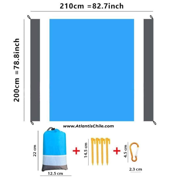 Manta toalla de playa impermeable - BeachTowel®