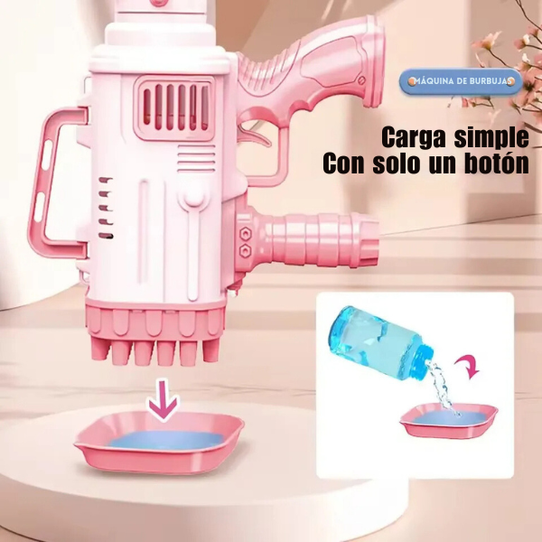 Pistola de Burbujas