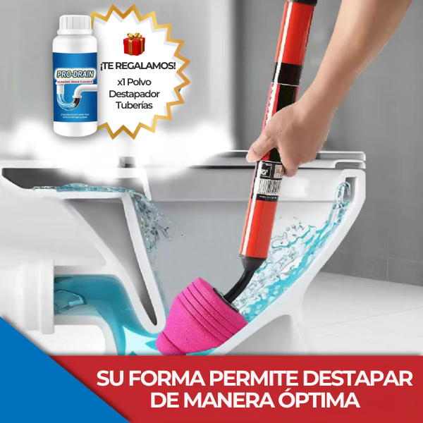 Destapa cañerías EasyFlush™ + REGALO Polvo Destapa Tuberías