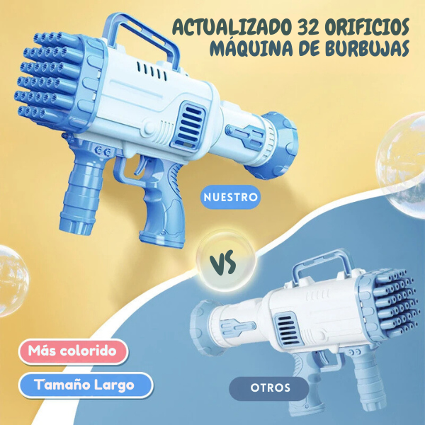 Pistola de Burbujas