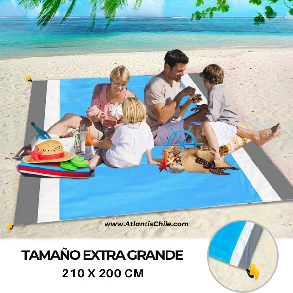 Manta toalla de playa impermeable - BeachTowel®