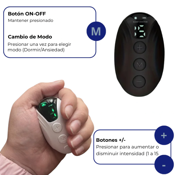 Huevito calma ansiedad SleepPlus® + Regalo x6 Parches Nasales