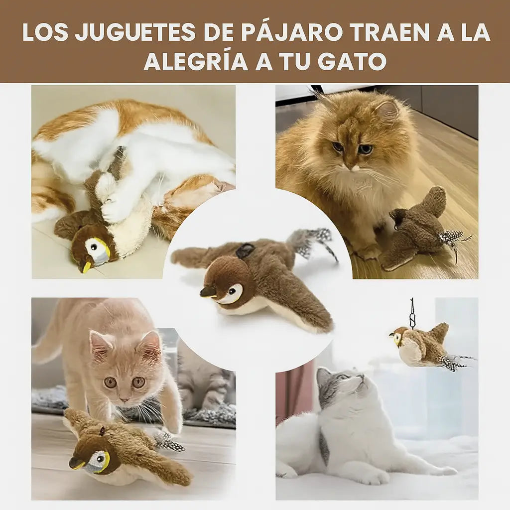 BirdPlay® – El Amigo que tu Gato Quiere Atrapar