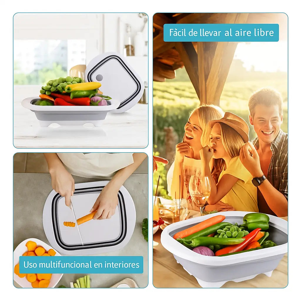CookSmart® – Lava, Escurre y Pica en Uno