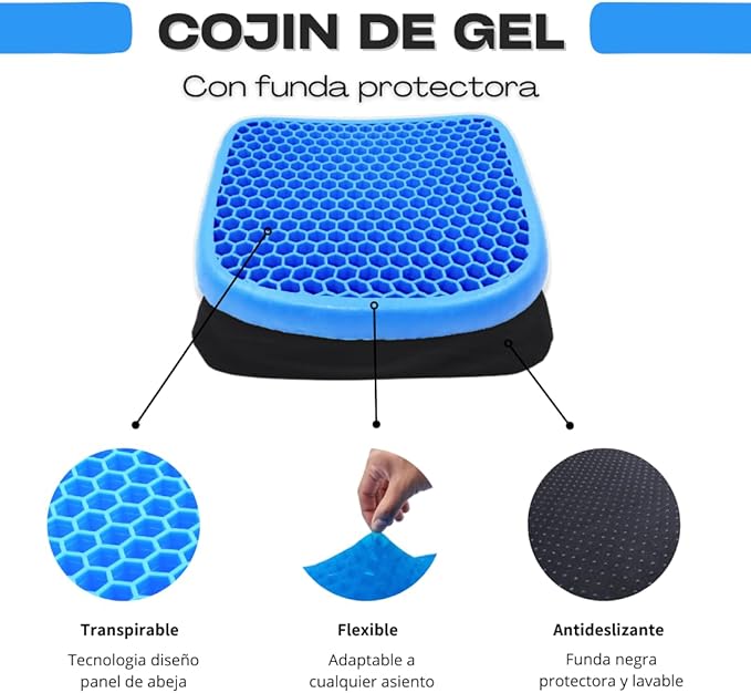 ComfortGel® - Soporte Ortopédico Premium