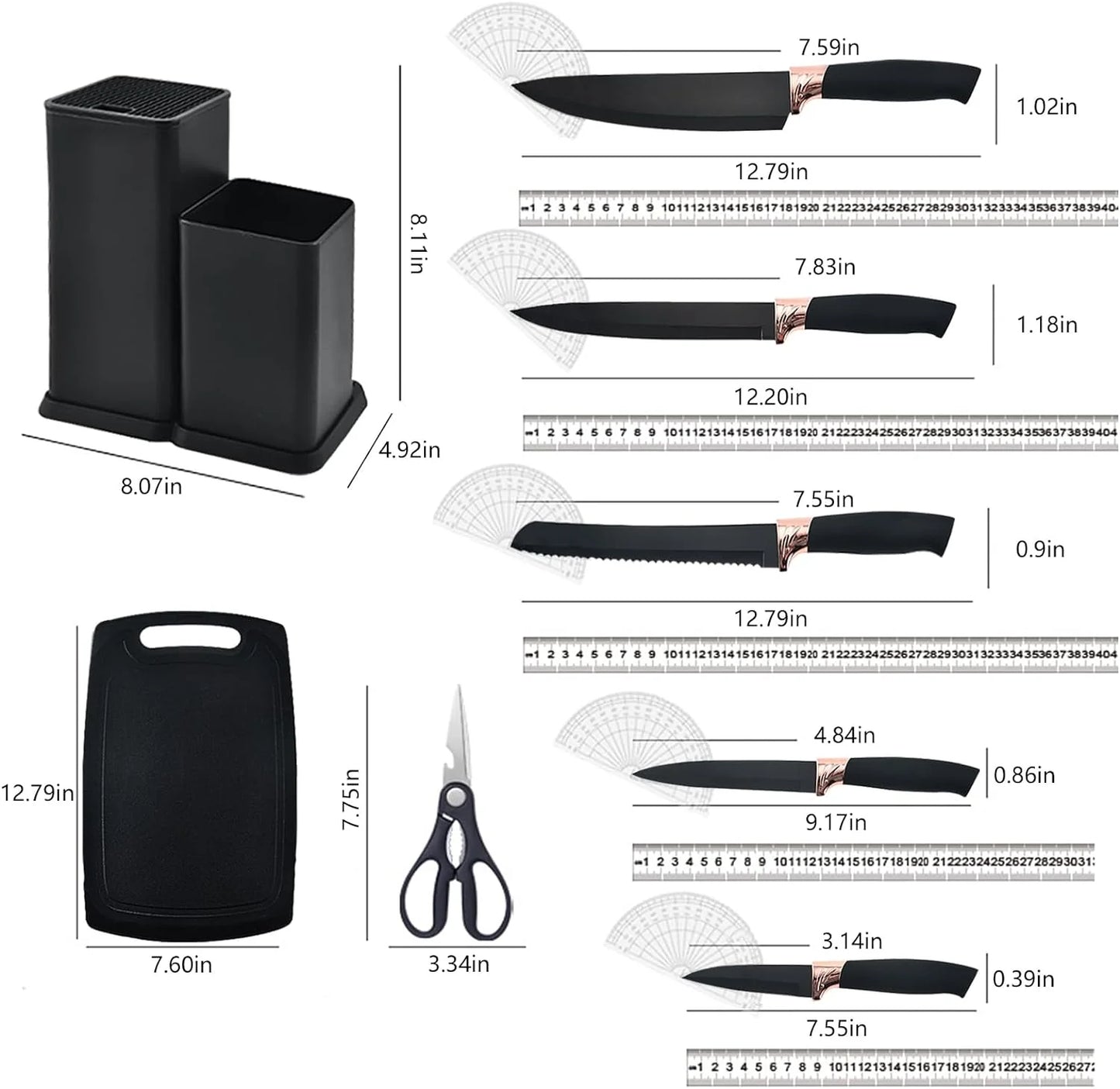 Set utensilios cocina 19 piezas