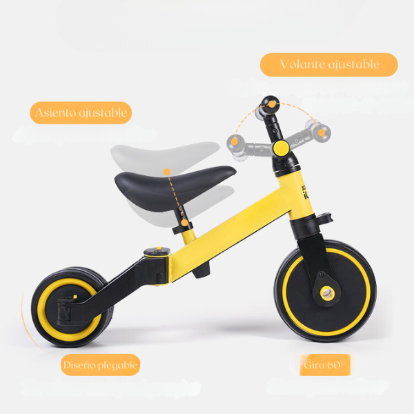 Triciclo 3en1 RueditasPro©