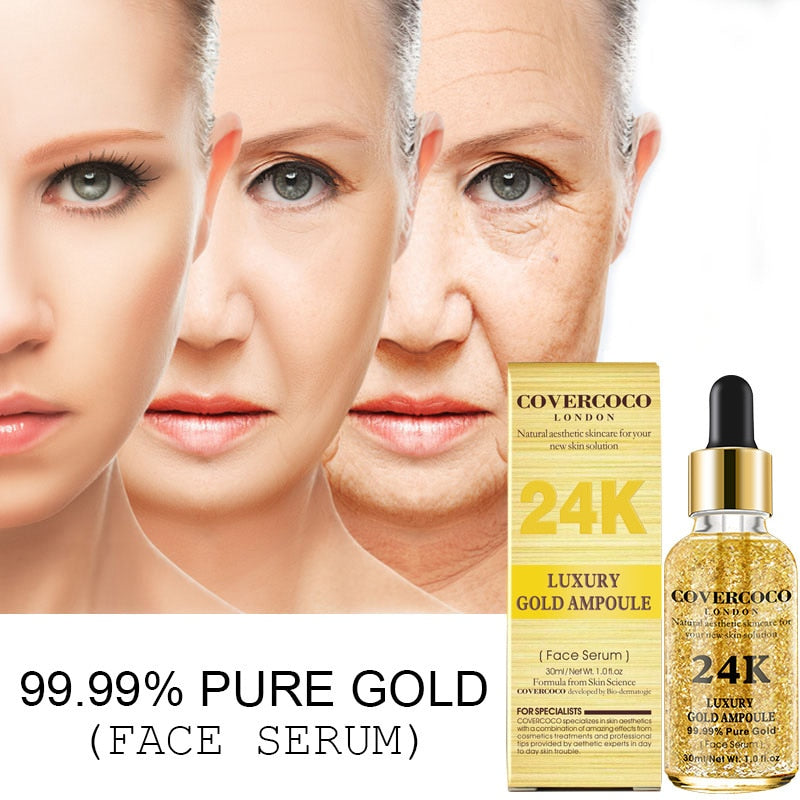 2x1 Serum Facial Antirrugas 24K