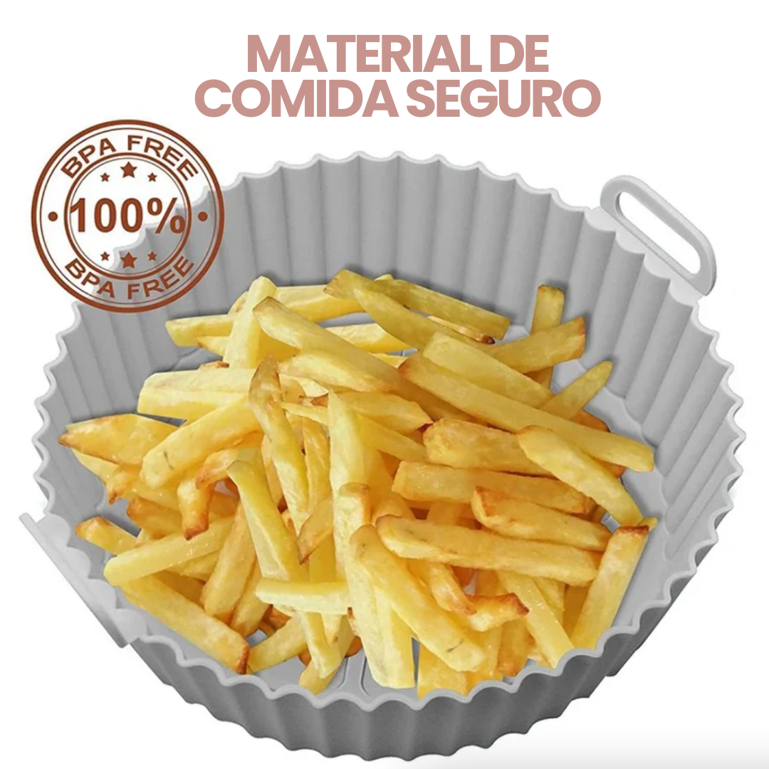 Pack x4 Moldes de Silicona Antiadherente para Airfryer
