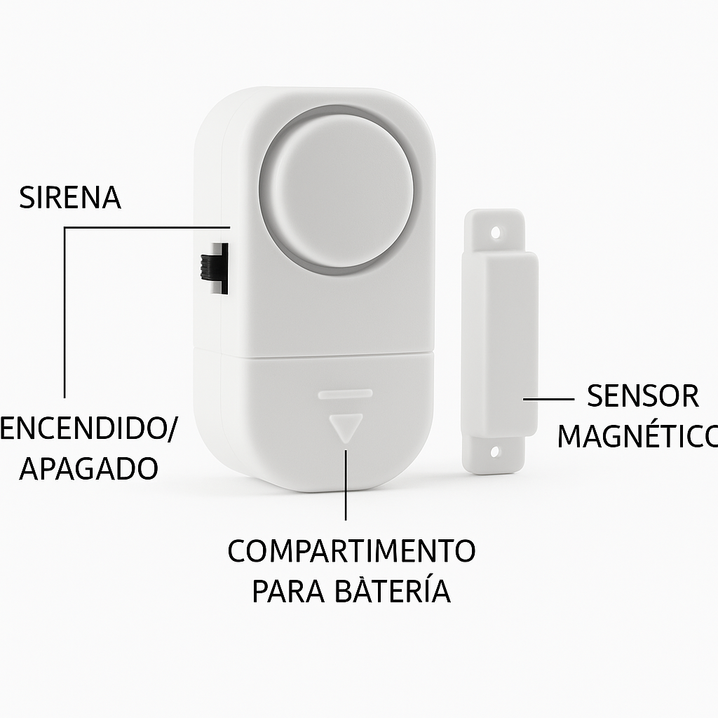Pack x4 - Alarma Magnética