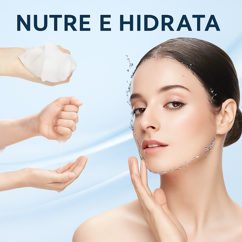 HydraBloom® - Mascarilla con Ácido Hialurónico y Colágeno