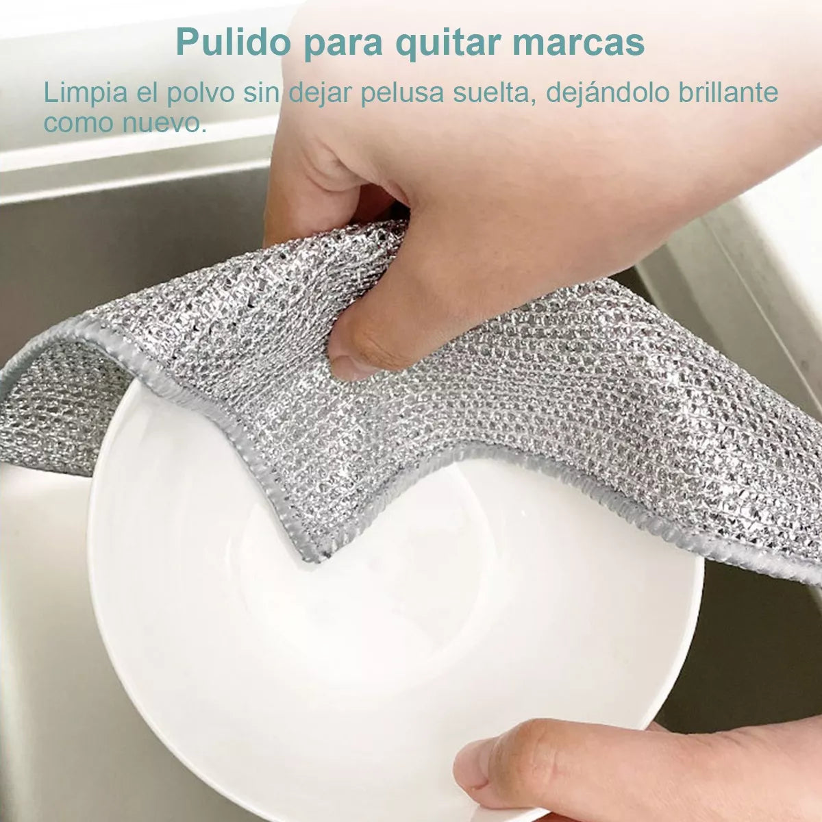 Pack paños metálicos multiuso (10 un): Limpia pro™