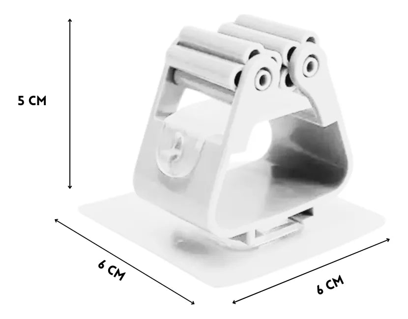 Pack x4 CleanGrip - Ganchos Organizadores Inteligentes para escobas