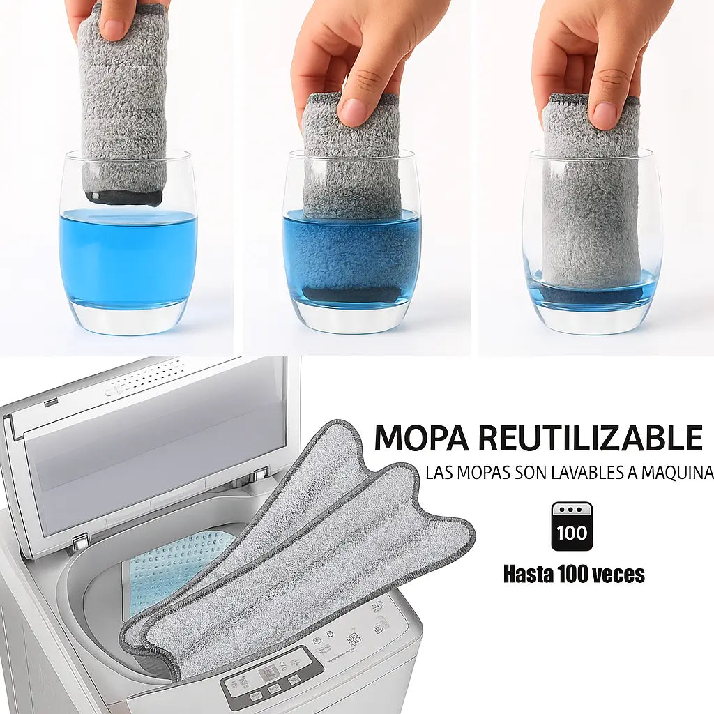 TwistMop® - Limpieza 360° sin Mancharte