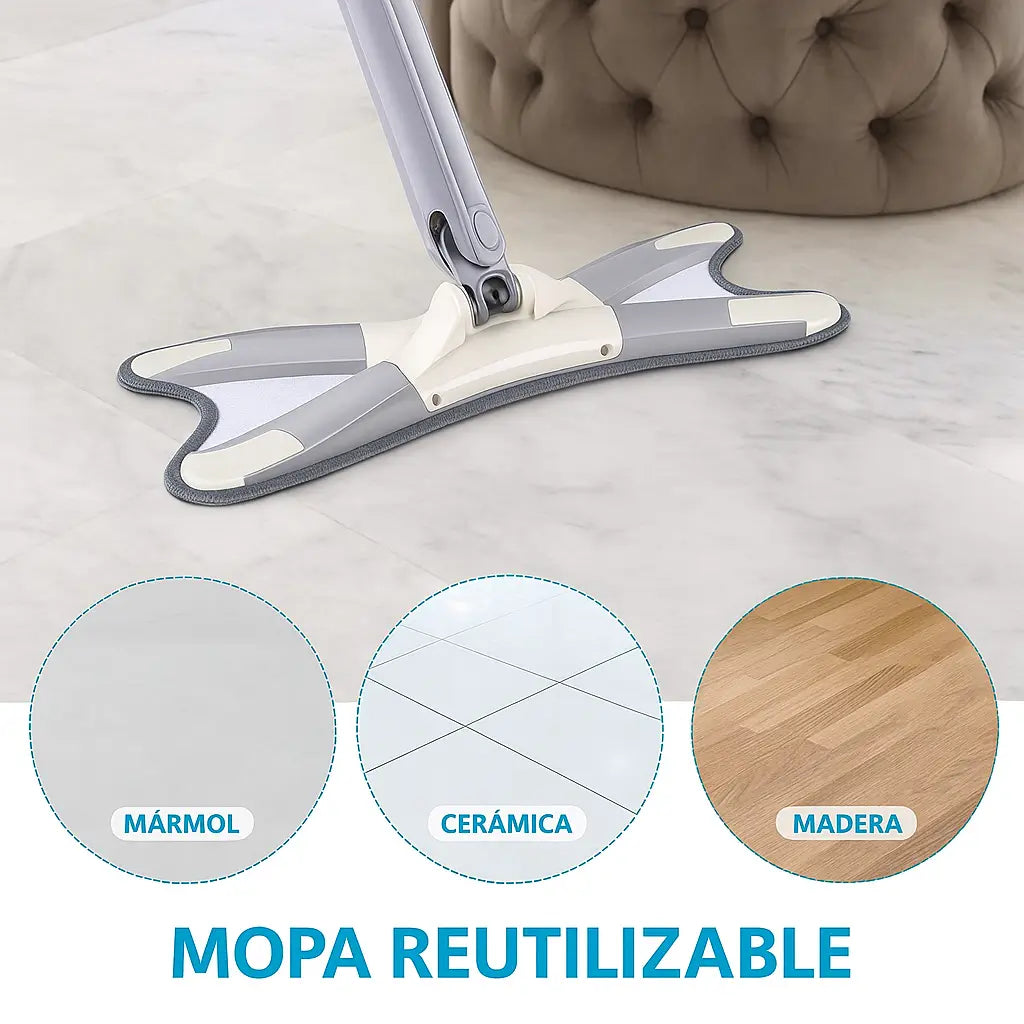 TwistMop® - Limpieza 360° sin Mancharte