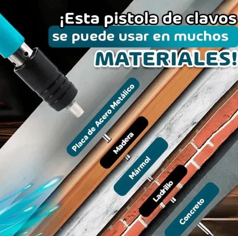 Power X - Pistola de clavos Tu mejor aliada para el trabajo duro🔨