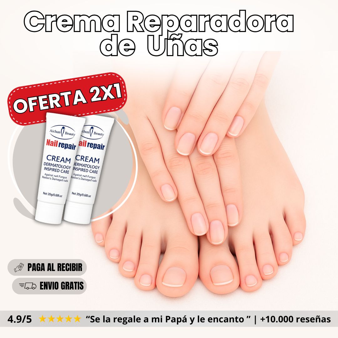 2x1 NailRepair© - Restauración Total Uñas Sanas y Fuertes