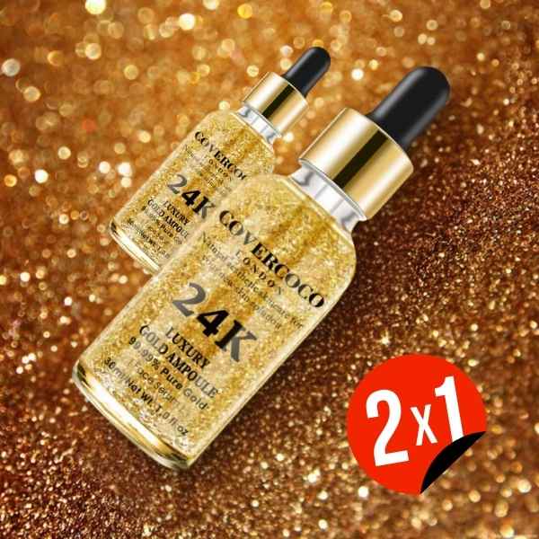 2x1 Serum Facial Antirrugas 24K
