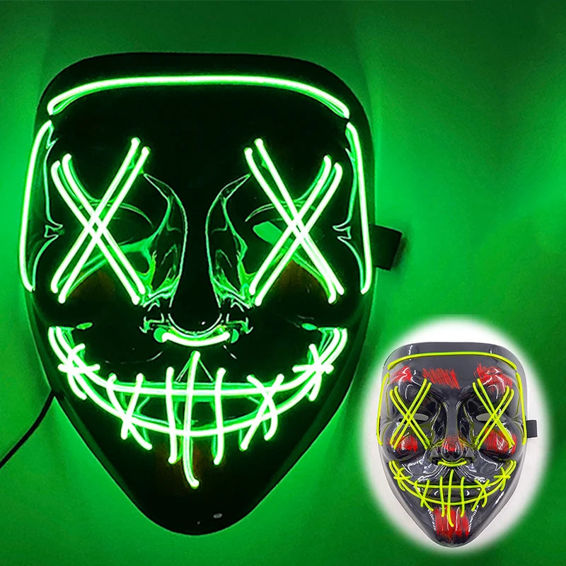 Máscara LED Halloween
