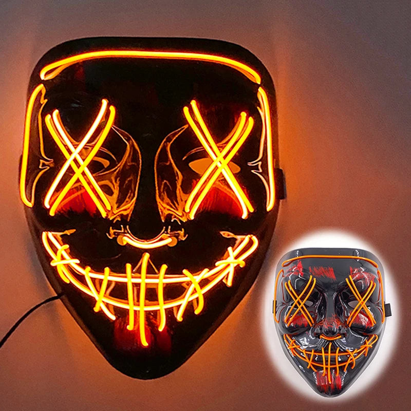Máscara LED Halloween