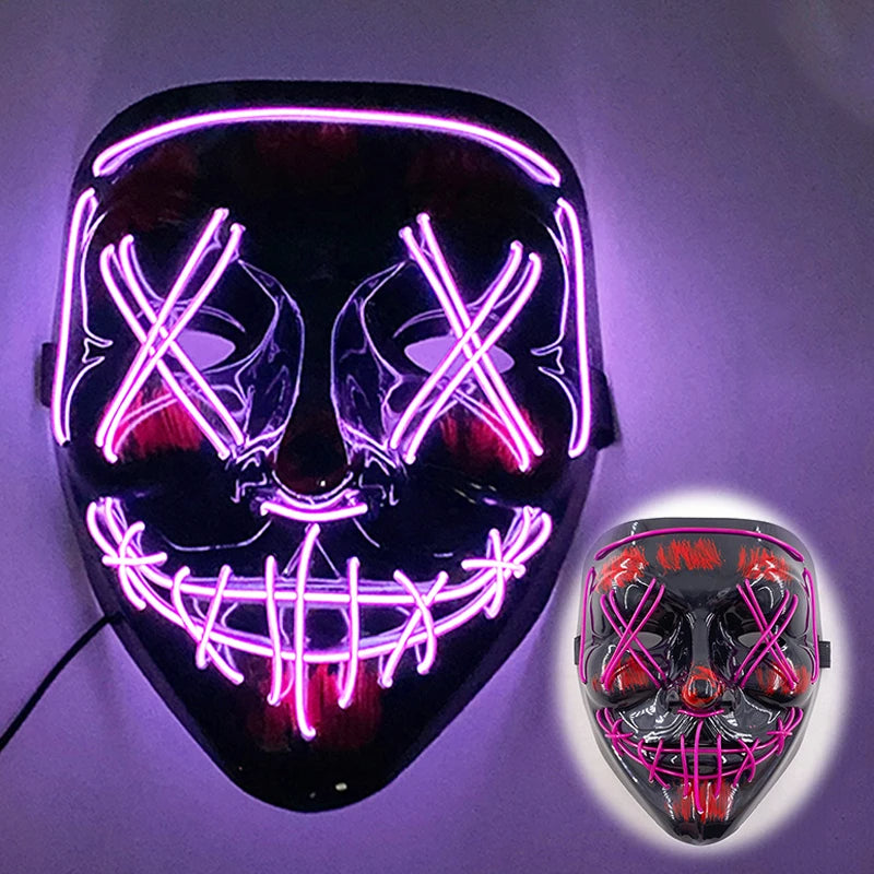 Máscara LED Halloween