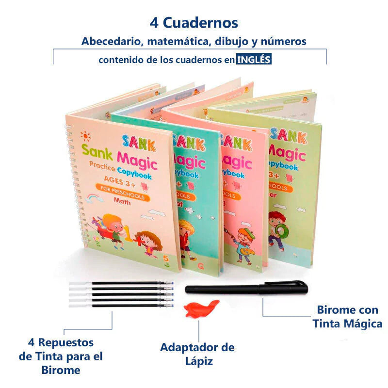 Libro Mágico de Caligrafía MagicBook™️ x4