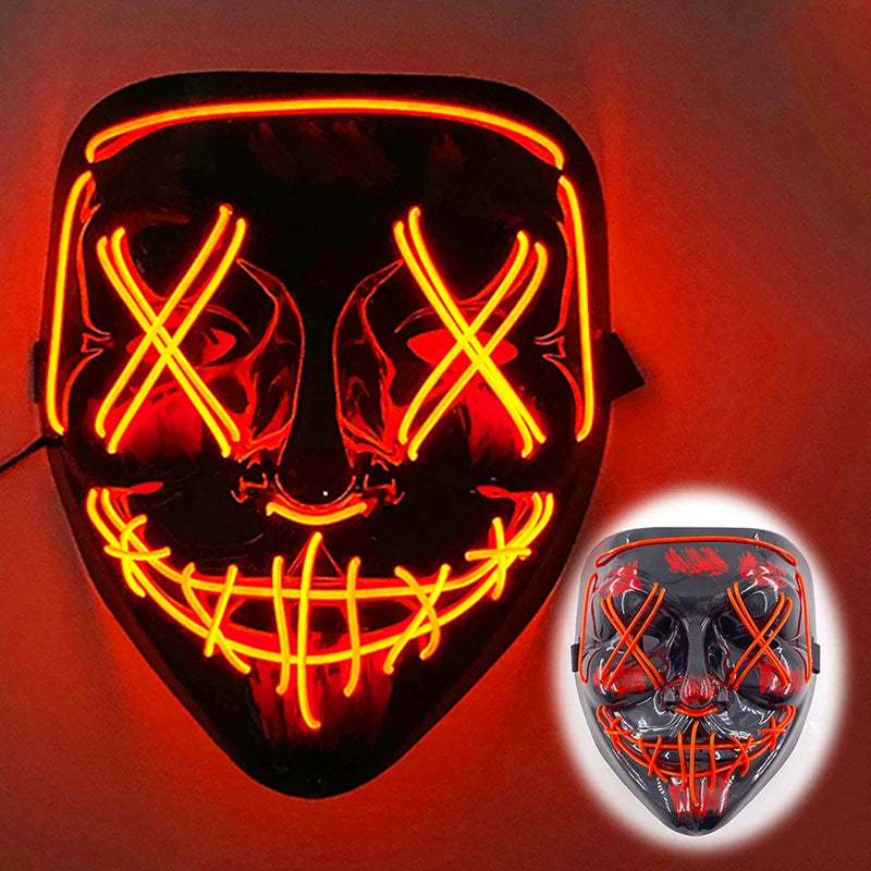 Máscara LED Halloween