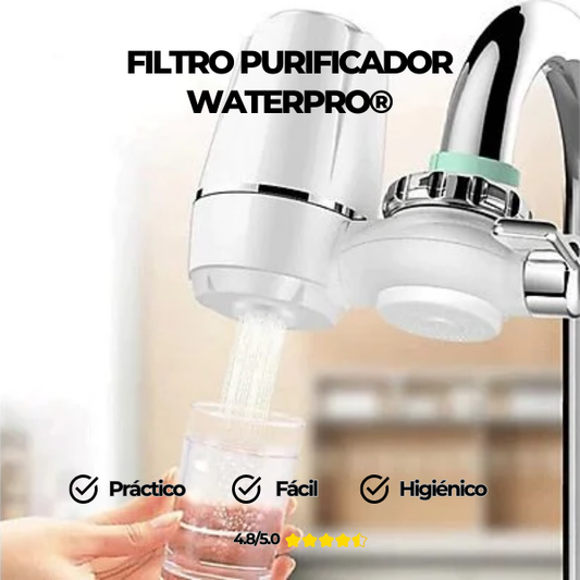 Filtro purificador de agua WaterPro® + Envío Gratis