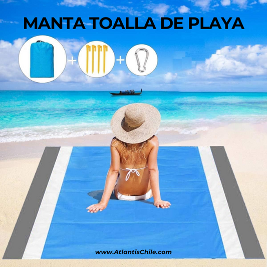 Manta toalla de playa impermeable - BeachTowel®