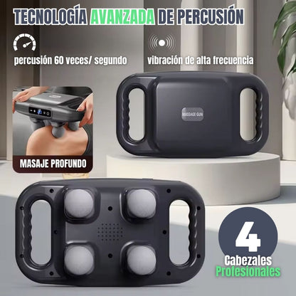 Masajeador Muscular 4 Cabezales