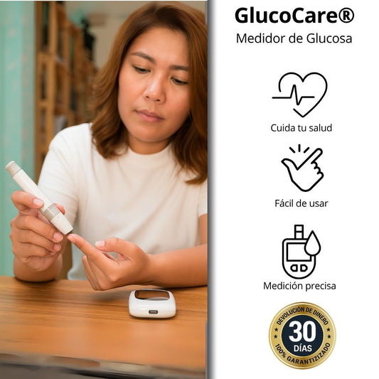 GlucoCare® – Control de Glucosa Fácil y Preciso