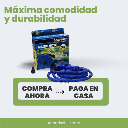 Manguera extensible 15 metros - Magic Hose [Boquilla Incluida]