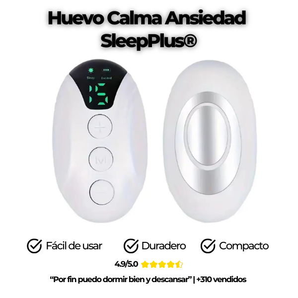 Huevito calma ansiedad SleepPlus® + Regalo x6 Parches Nasales