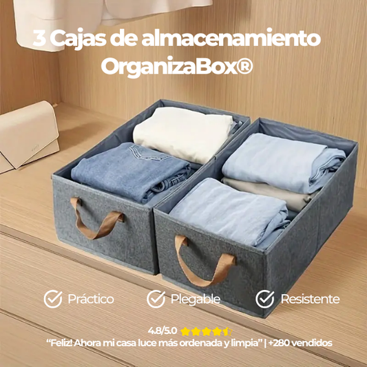 x3 Caja de Almacenamiento OrganizaBox®