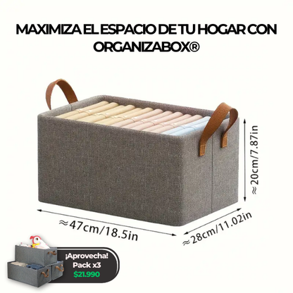 x3 Caja de Almacenamiento OrganizaBox®
