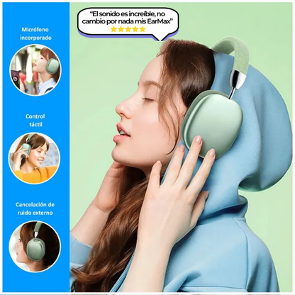 Audífonos Bluetooth EarMax™ + Regalo Organizador de cables