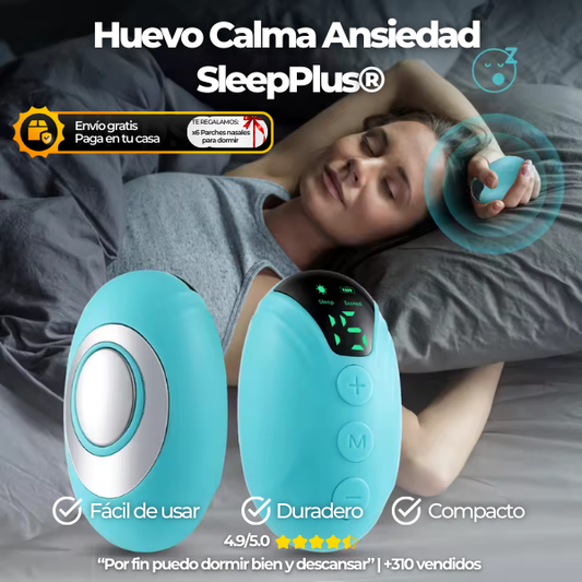 Huevito calma ansiedad SleepPlus® + Regalo x6 Parches Nasales