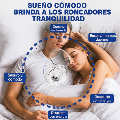 2x1 SnoreClip® - Sueño Reparador Sin Ronquidos