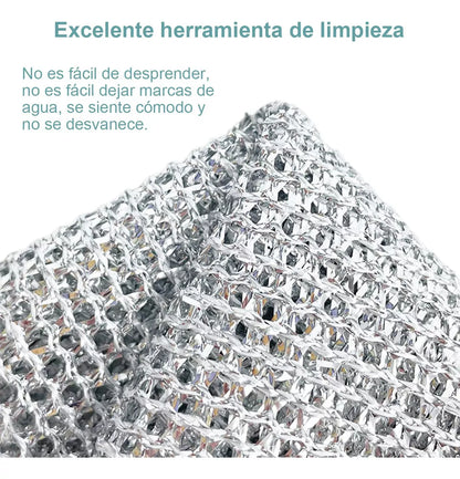 Pack paños metálicos multiuso (10 un): Limpia pro™