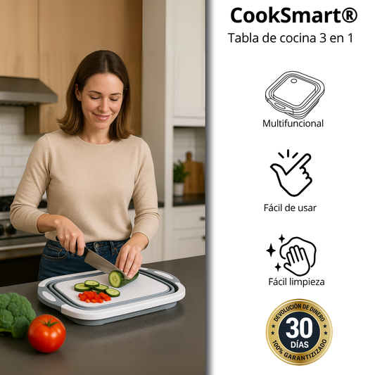 CookSmart® – Lava, Escurre y Pica en Uno