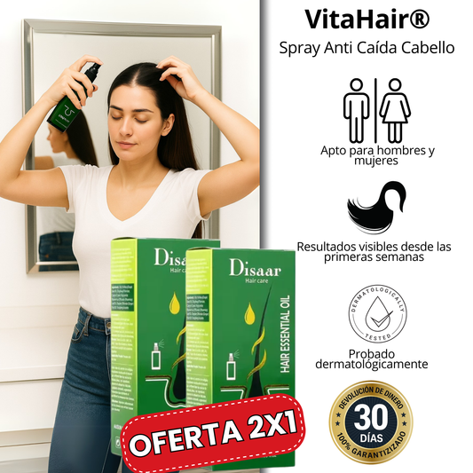 2x1 VitaHair® – Nutrición Capilar de Raíz a Punta