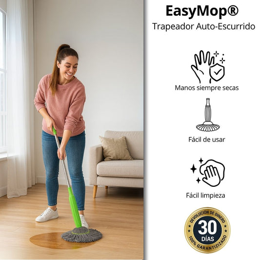 EasyMop® – Escurre sin Esfuerzo, Limpia sin Límites