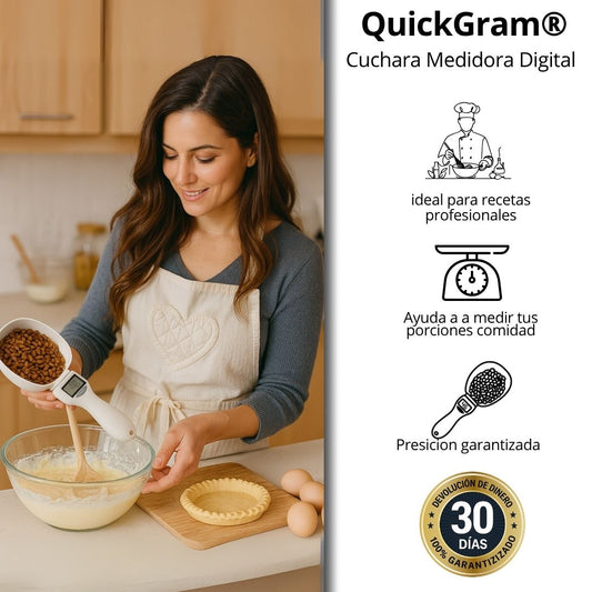 QuickGram® – Pesa Fácil, Cocina Mejor