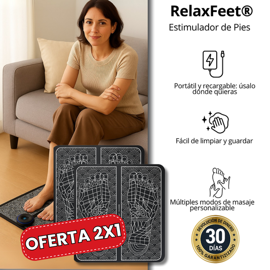 2x1 RelaxFeet® - Relajación y Energía para tus Pies