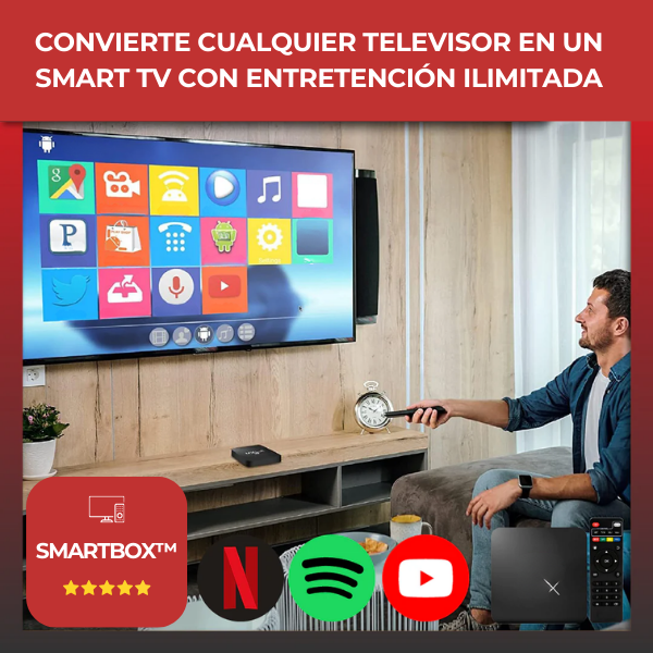 SmartBox™ TV - Entretenimiento Ilimitado