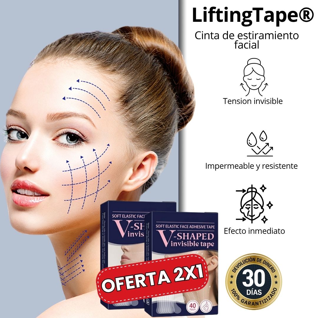 2x1 LiftingTape® - Estiramiento Facial Natural y Discreto