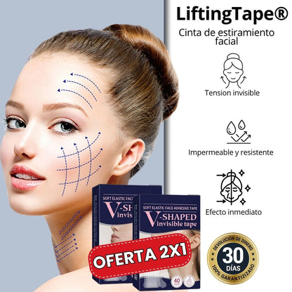 2x1 LiftingTape® - Estiramiento Facial Natural y Discreto