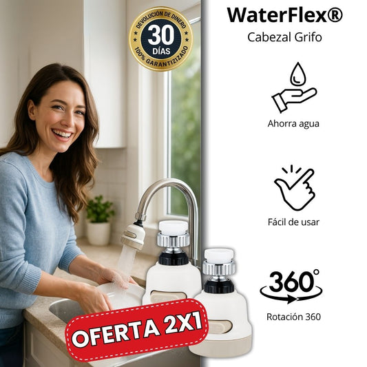 2x1 WaterFlex® – Flujo Eficiente, Ahorro Inteligente