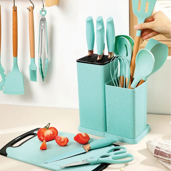 Set utensilios cocina 19 piezas